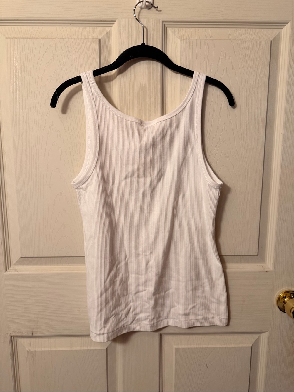 Universal Thread White Ribbed Tank Top - Picture 2 of 3